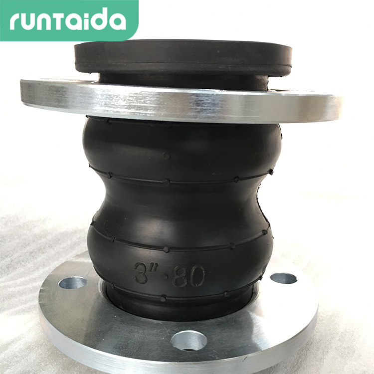 潤泰達-雙球體可曲撓橡膠接頭 雙球橡膠伸縮接頭柔性（xìng）軟接頭（tóu）